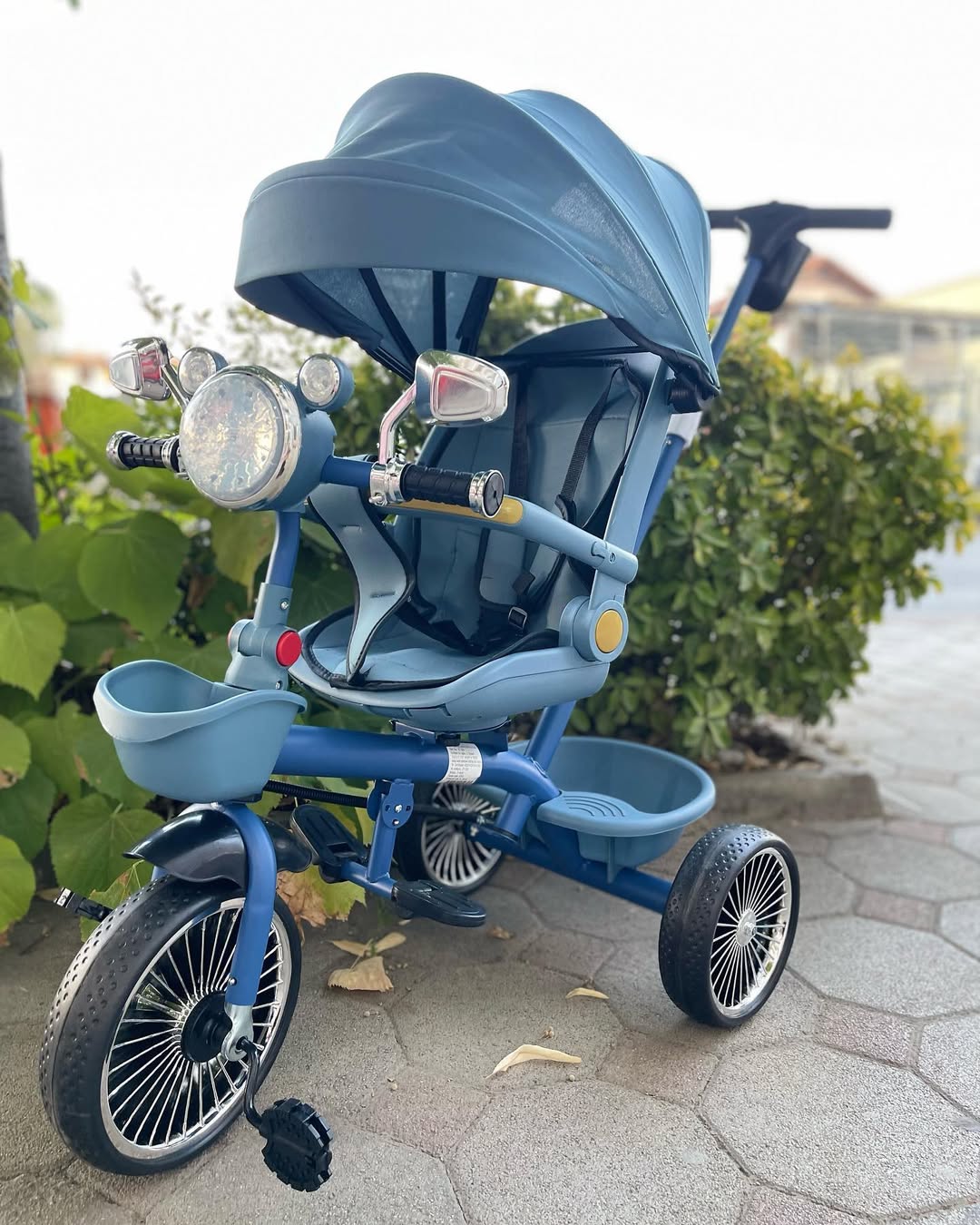 3-in-1 Baby Stroller TriCycle-Reclining Seat