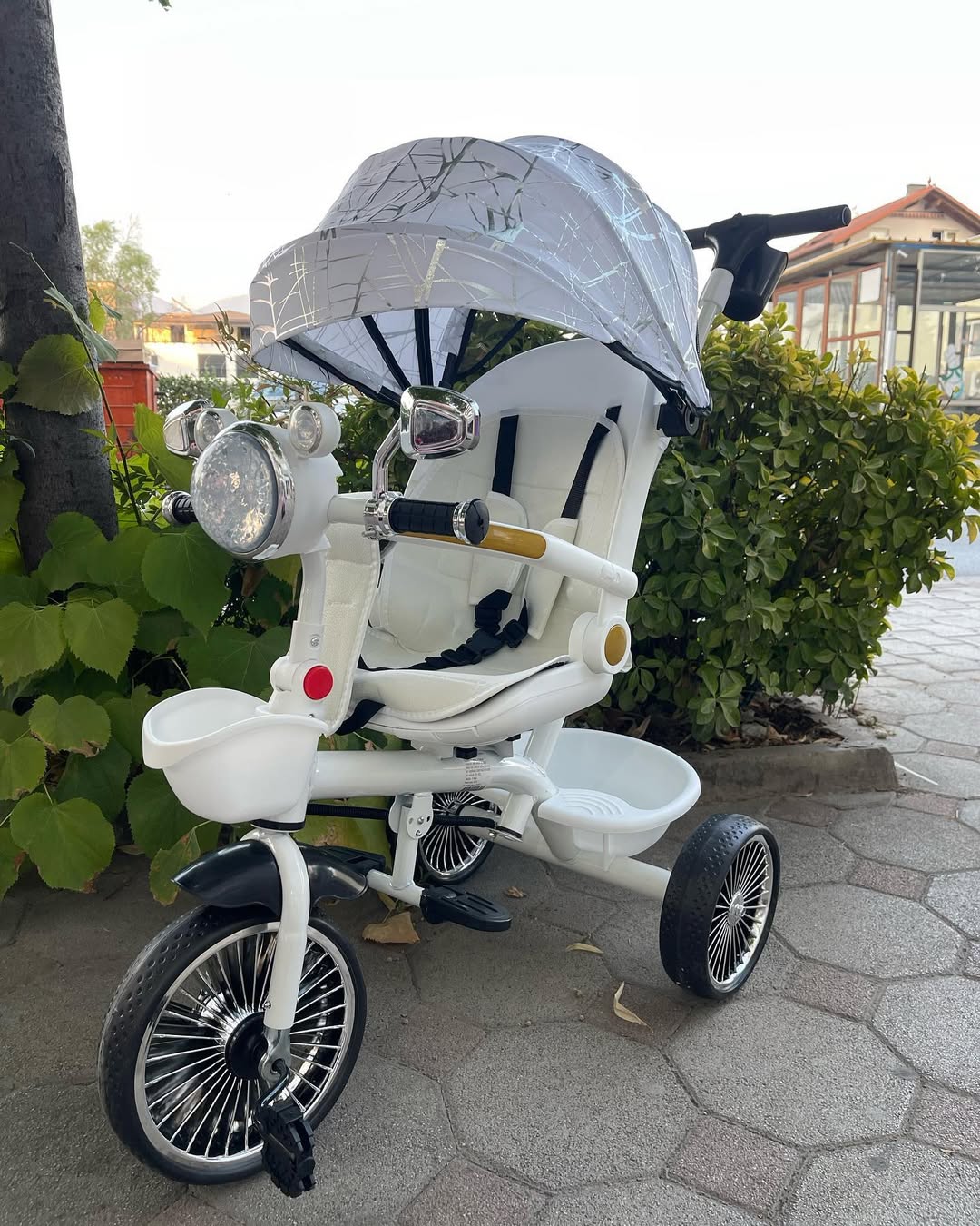 3-in-1 Baby Stroller TriCycle-Reclining Seat
