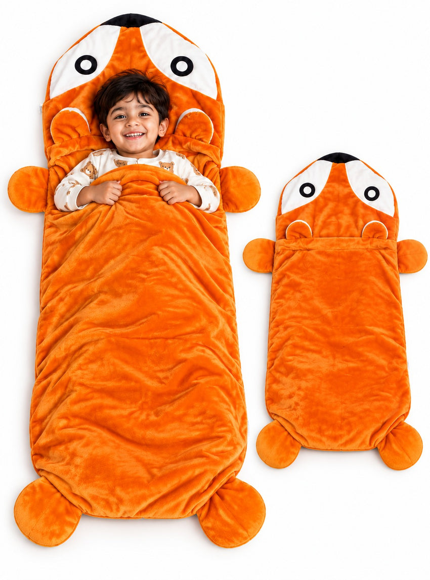 Cute Plush Swaddle Sleeping Sack (1-5Y)