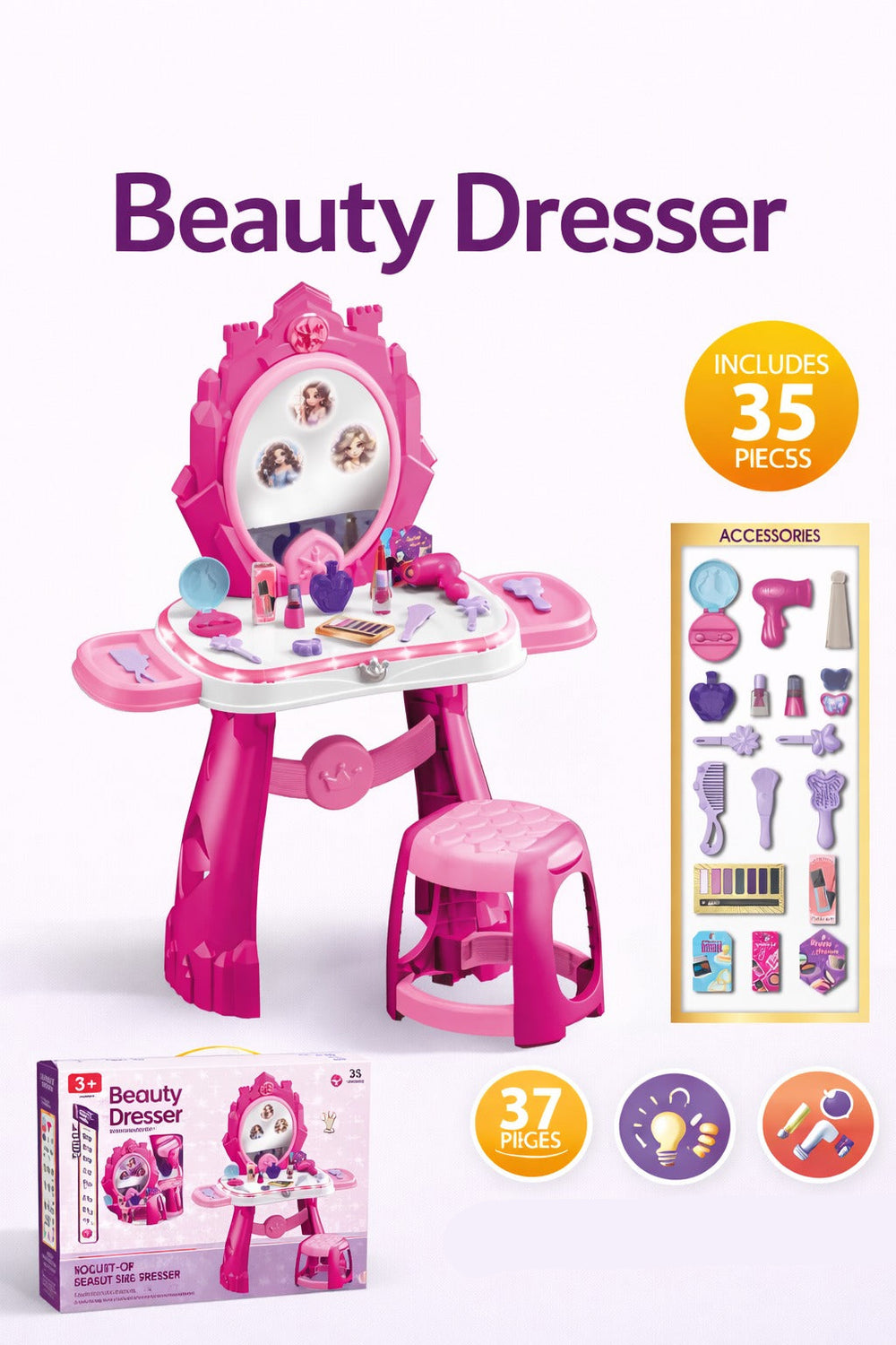Beauty Dresser Set - 922-225