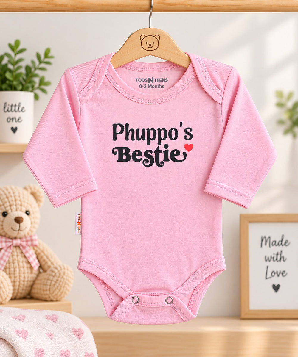 Printed Baby Full Sleeves Bodysuits - 0-12M
