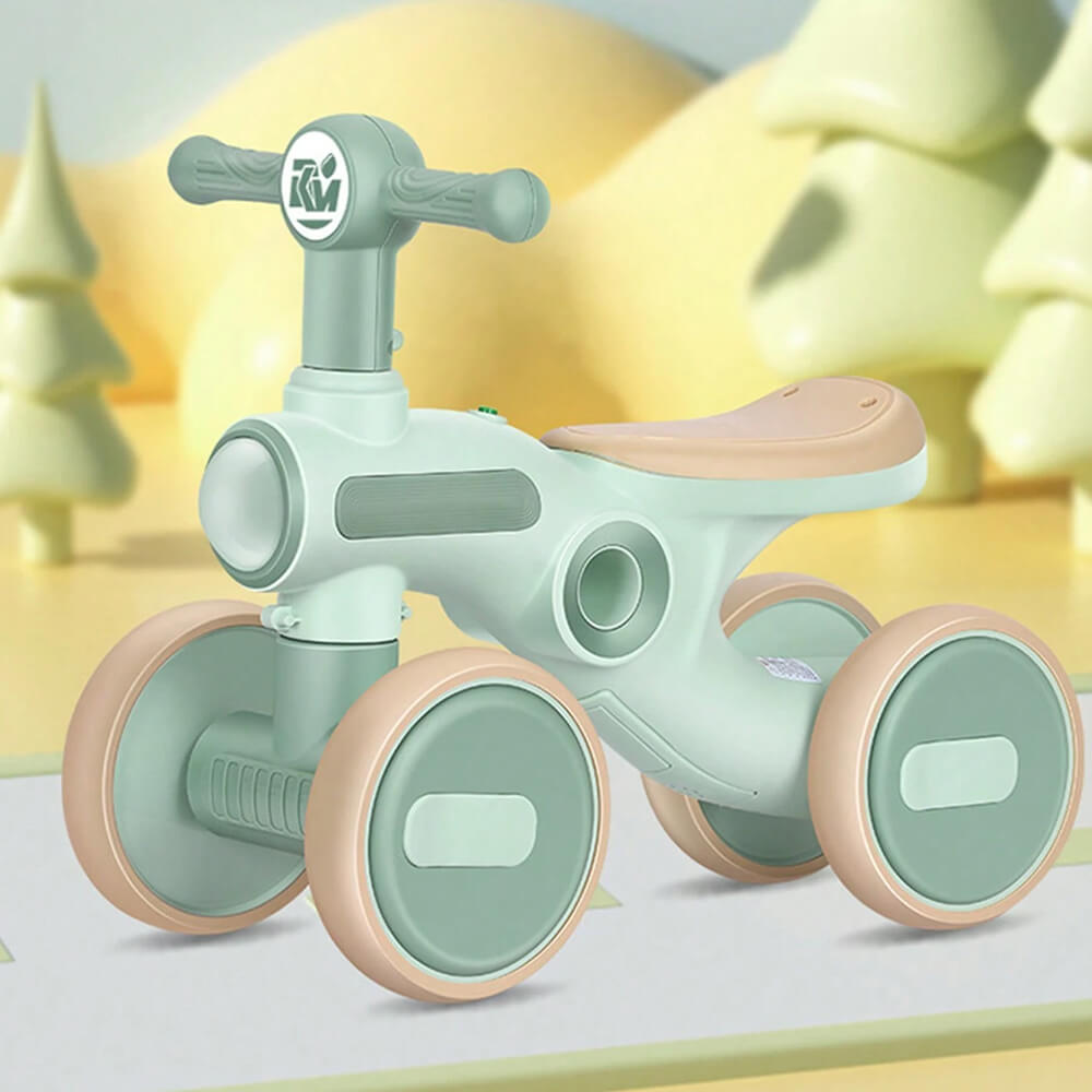 Toddler Fiber Push-On Bike With Lights and Music-BZ-F8