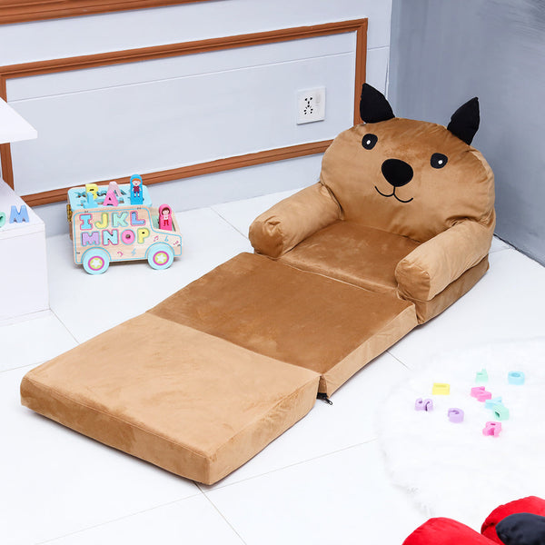 BG82-Brown Goofy Sofa Come Bed