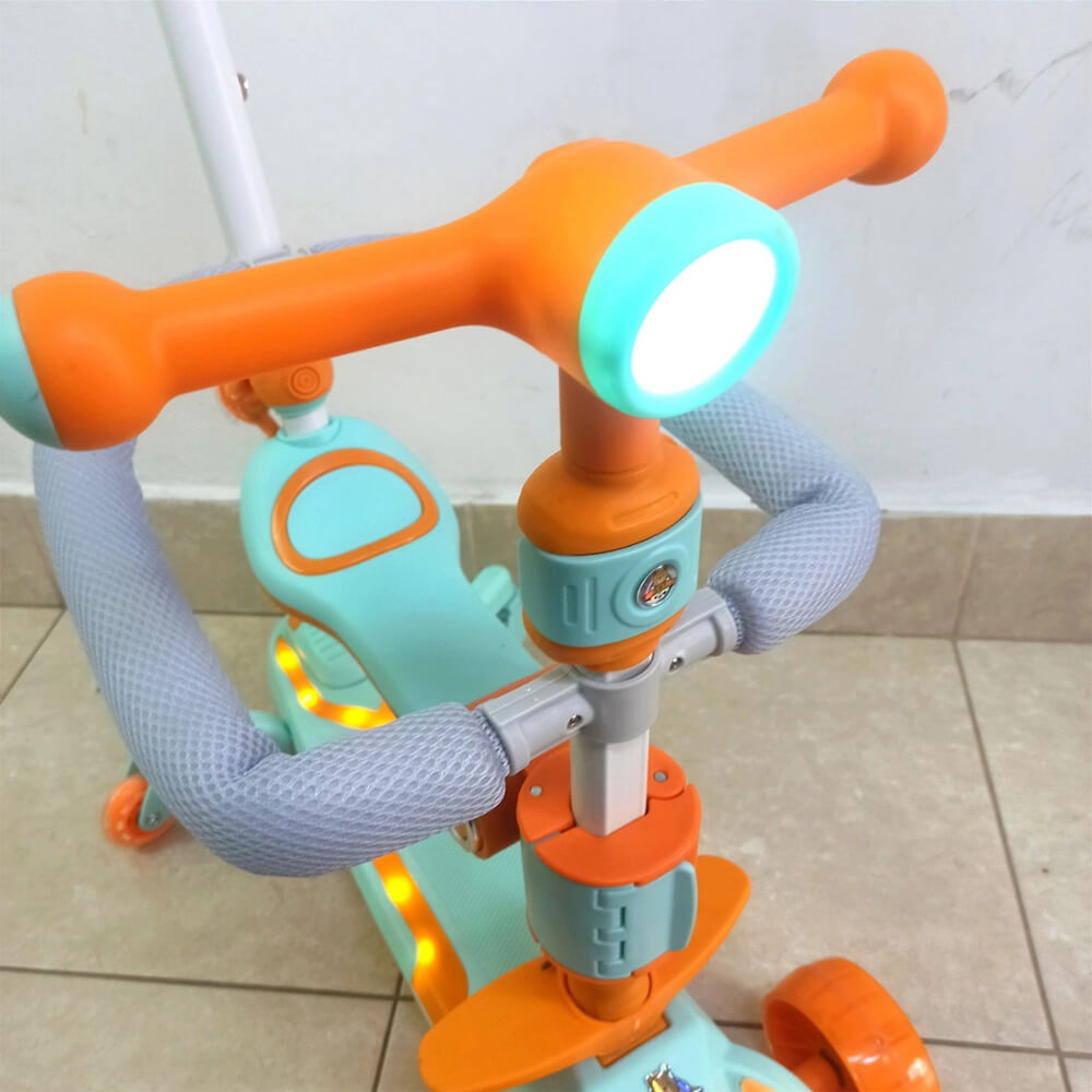 Imported 4-in-1 Multifunctional Foldable Scooty - N-388