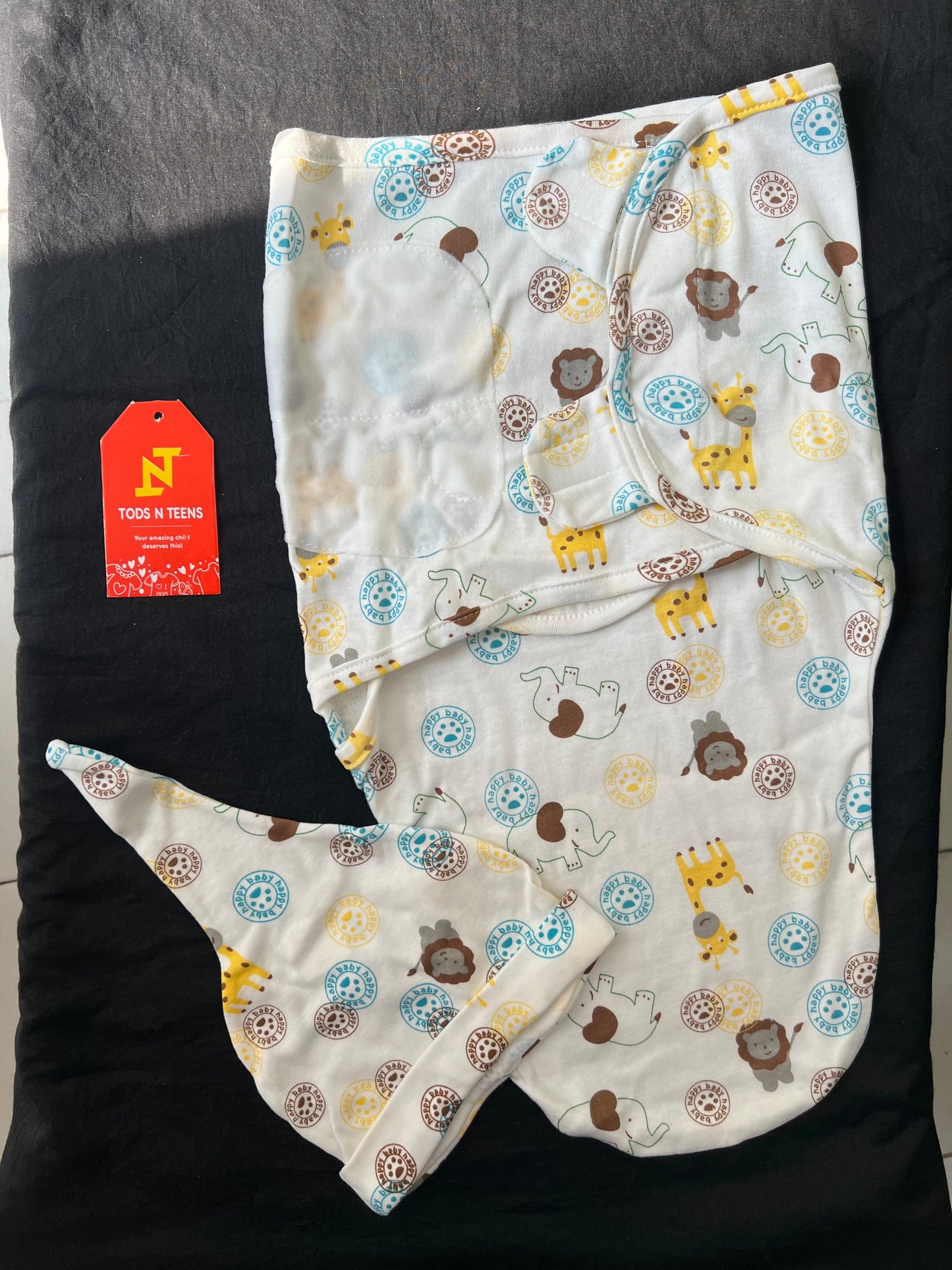 SHT273-Swaddle Me with Cap