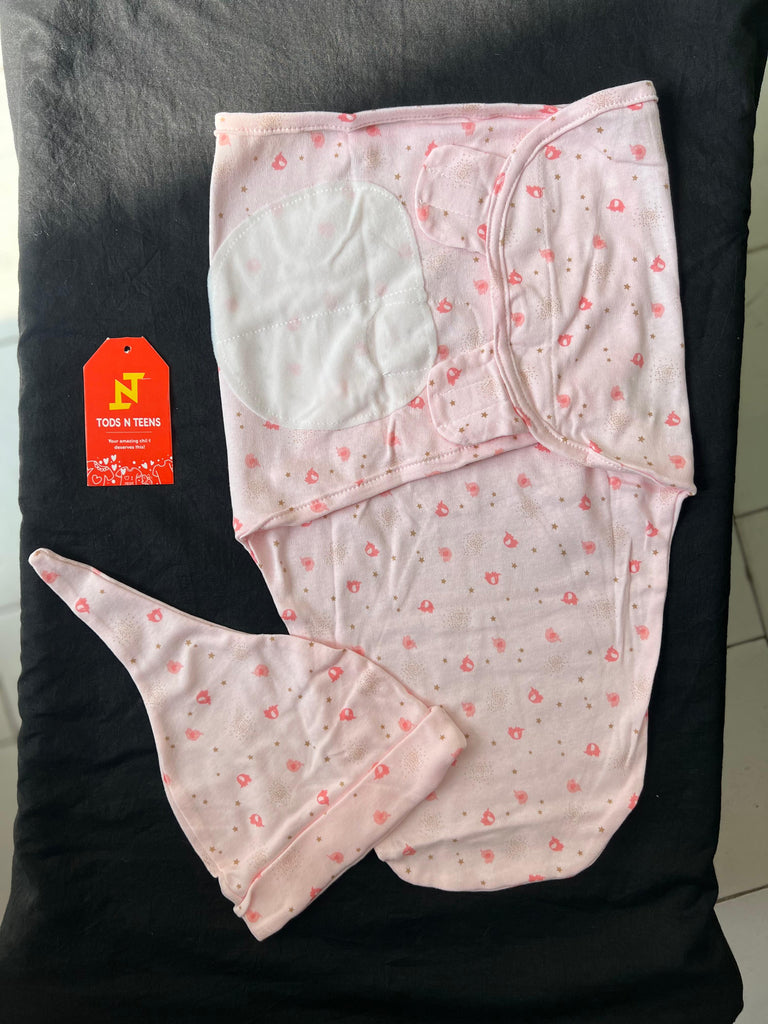 SHT273-Swaddle Me with Cap