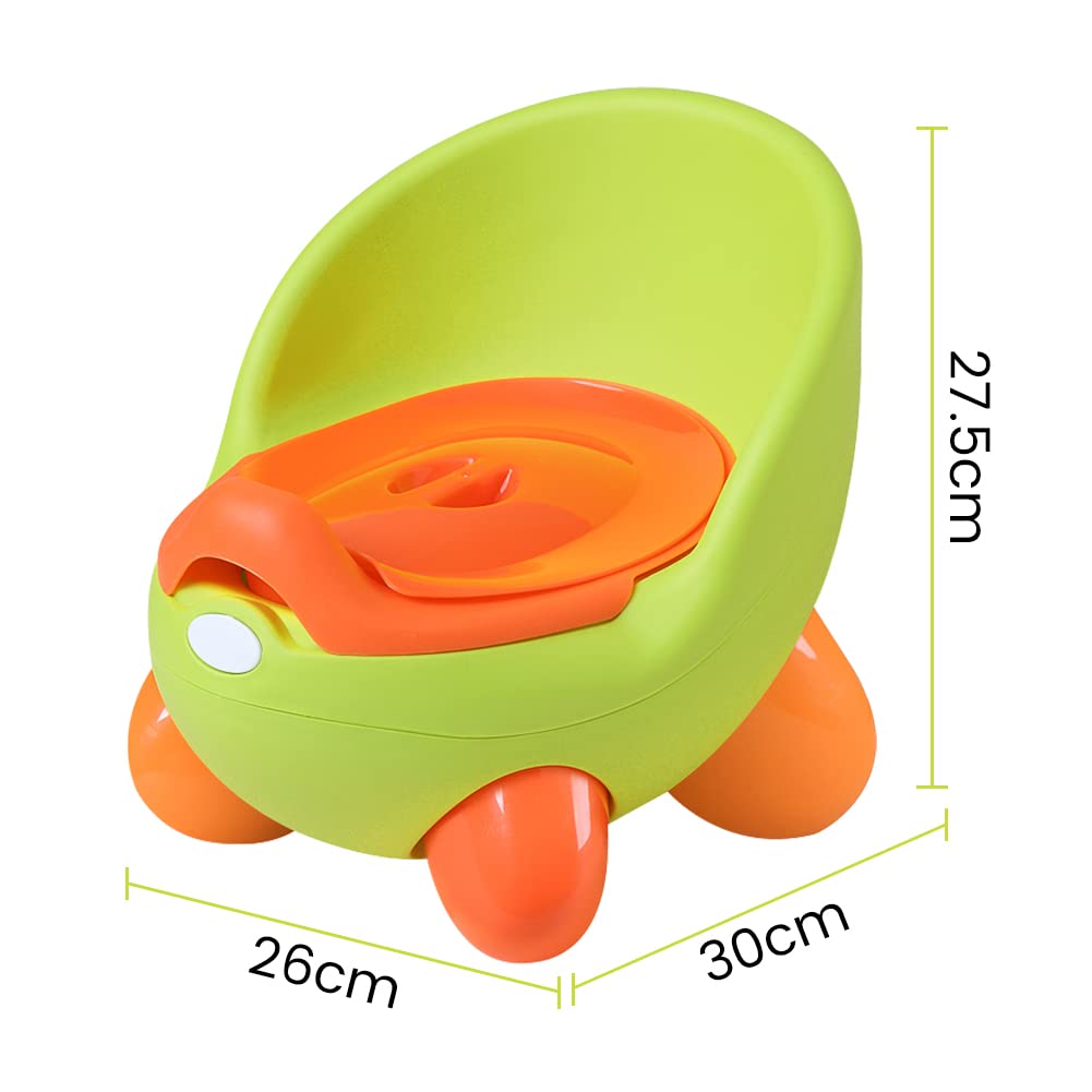 Portable Training Toilet Seat with Back Rest GREEN-BZ-P112