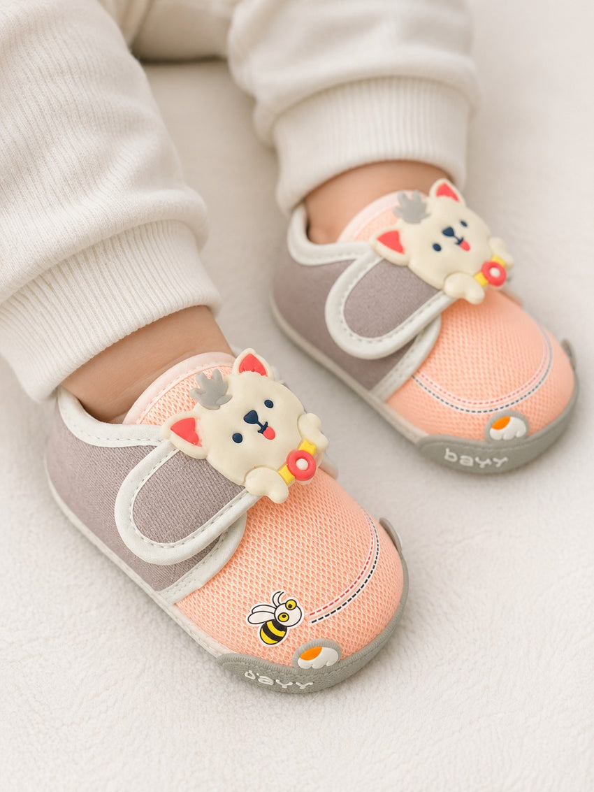 Character Baby Shoe (3-18M) - Peach
