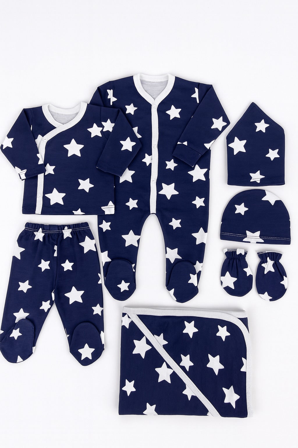 N980-7 Pieces Baby Starter Set - 0-3M