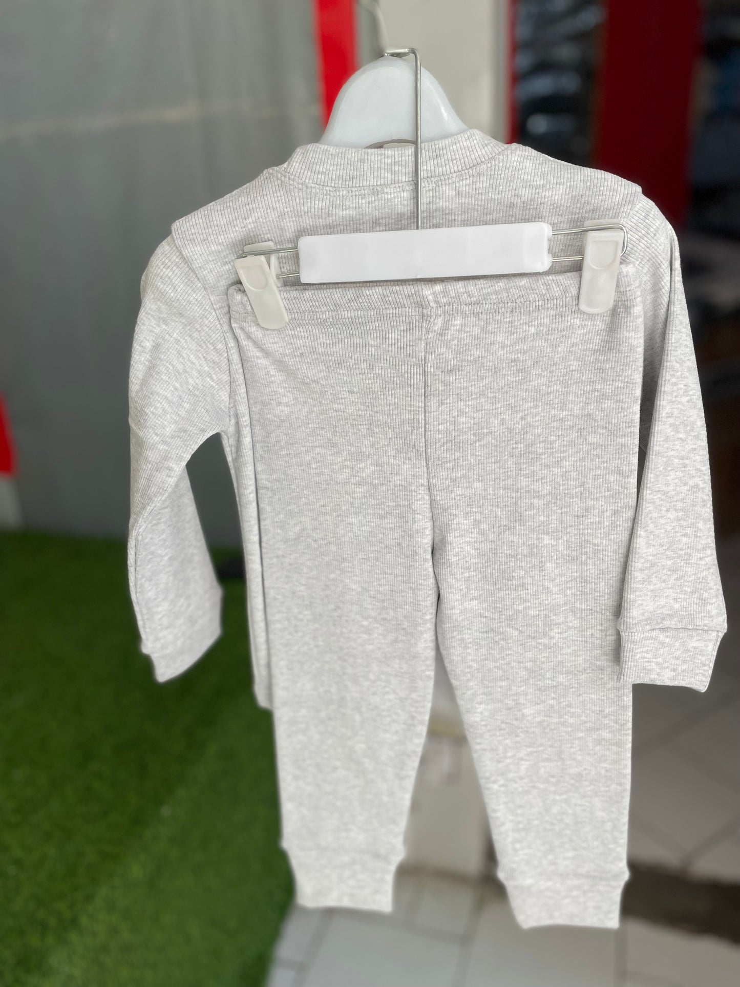 N882-Ash White Warmer Set (9M-5Y)