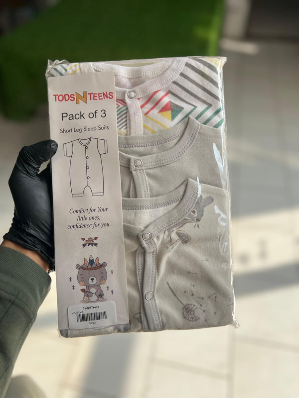 VP23-Pack of 3 Bodysuits