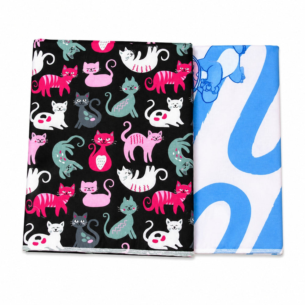 Cotton + Plastic Diaper Changing Sheet