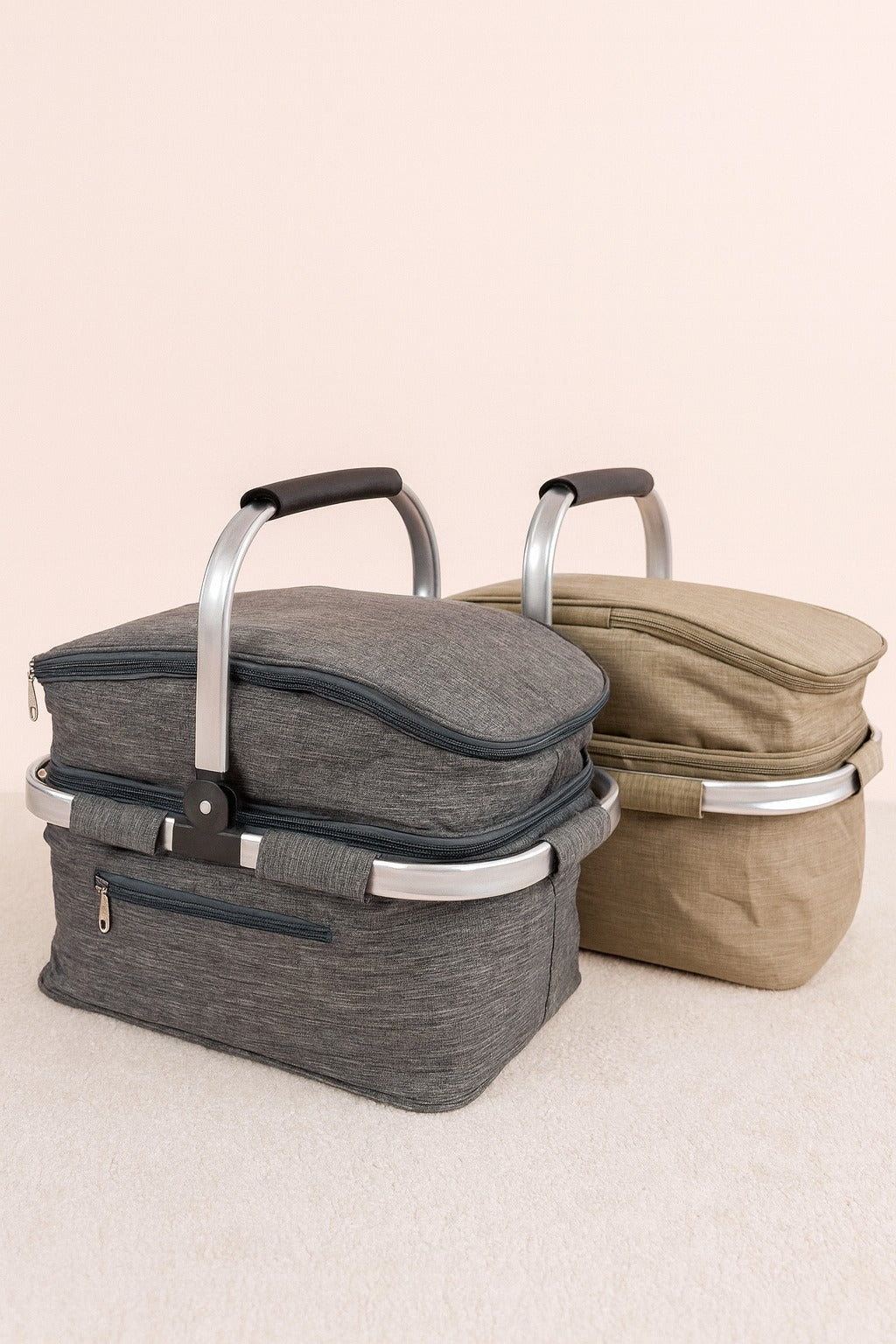 BA100-Foldable Portable Insulated Food Container-Double Layer