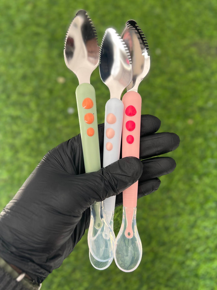 Scrapping Spoon Double Sided - Sky Blue