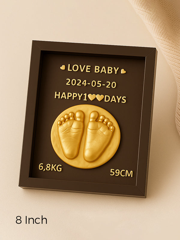 Baby DIY Handprint & Footprint Rectangular Frame Kit