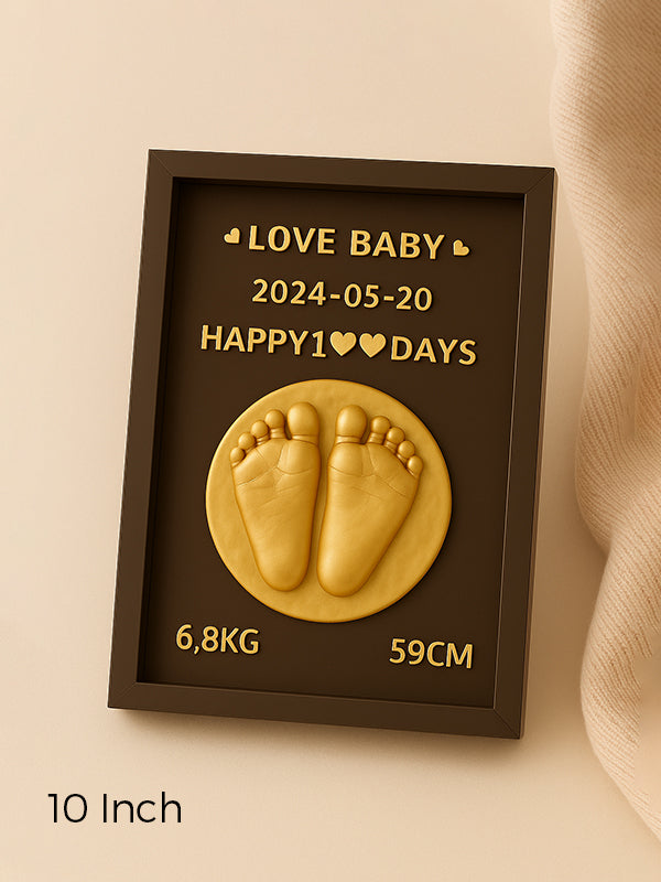 Baby DIY Handprint & Footprint Rectangular Frame Kit