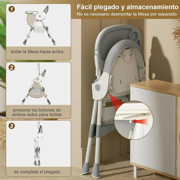 Kidilo 3-in-1 High Chair Multifunctions-BZ-8131