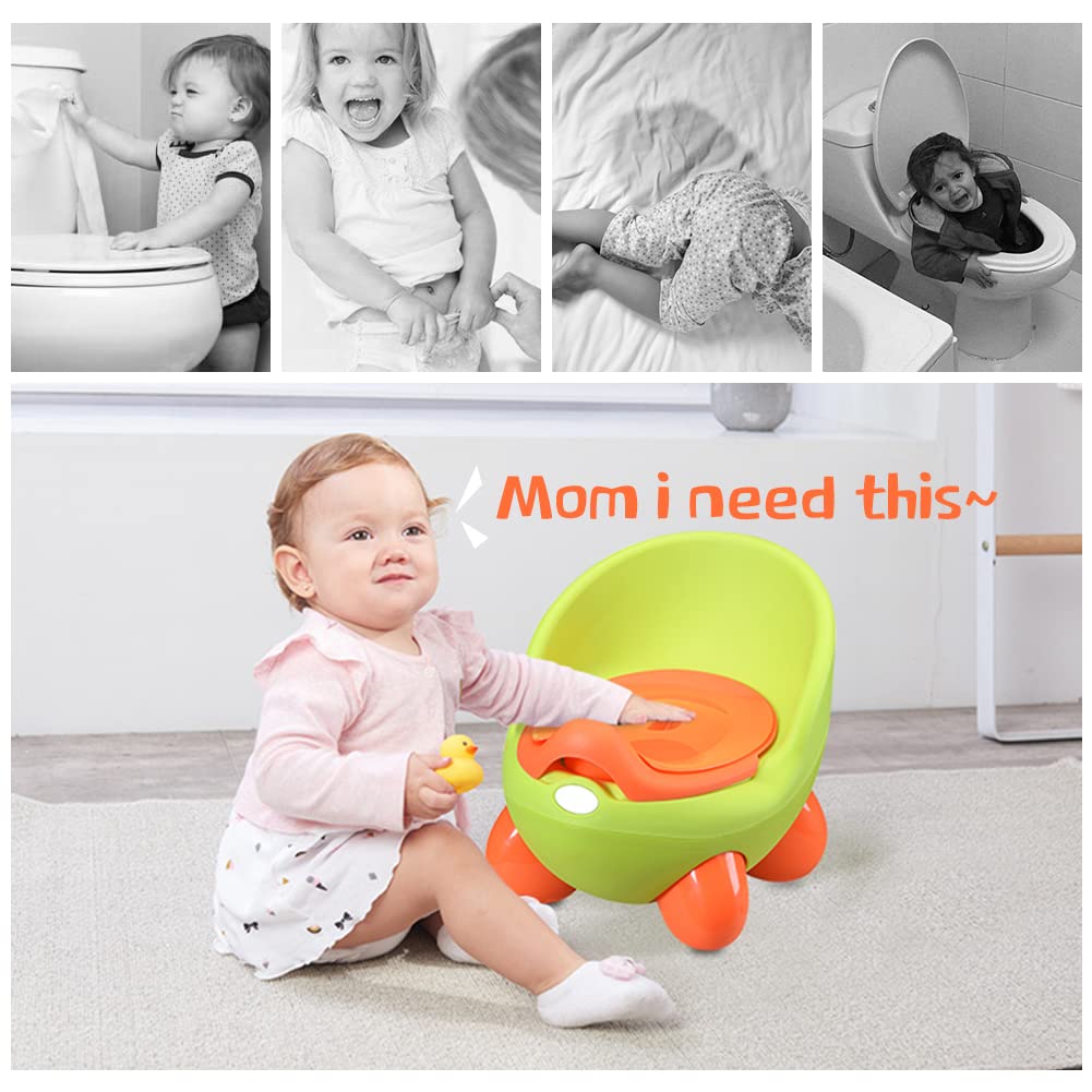 Portable Training Toilet Seat with Back Rest GREEN-BZ-P112