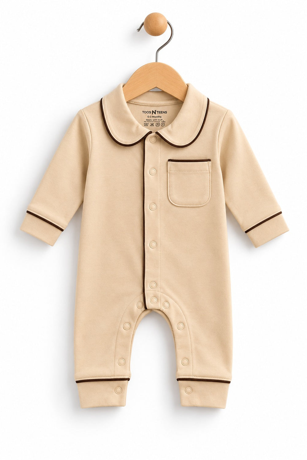 Autumn Classic Baby Boy Polo Romper (0-36M)