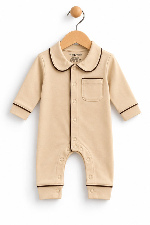 Autumn Classic Baby Boy Polo Romper (0-36M)
