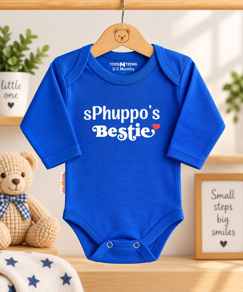 Printed Baby Full Sleeves Bodysuits - 0-12M