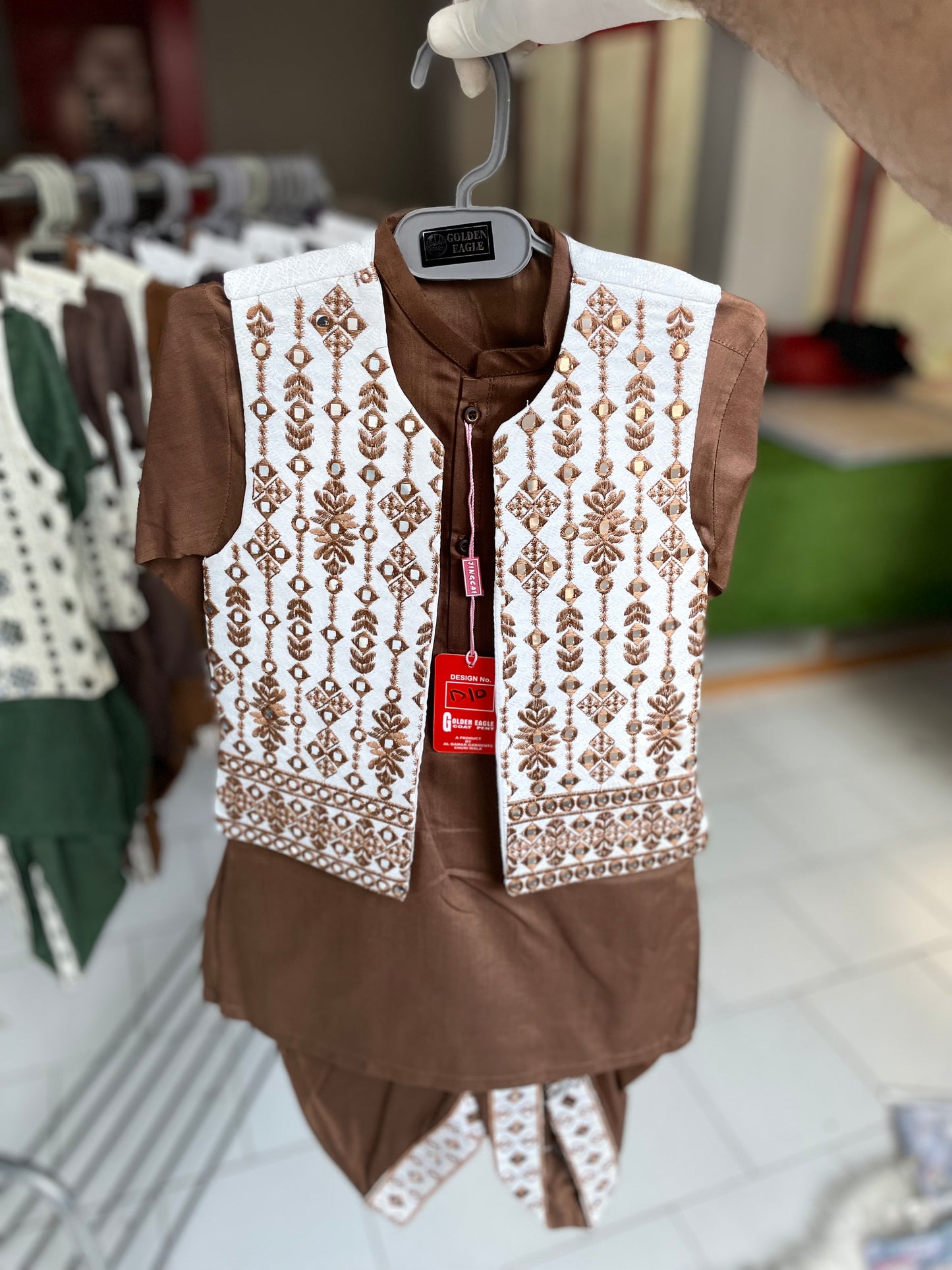 SK43- Kurta Dhoti Waistcoat