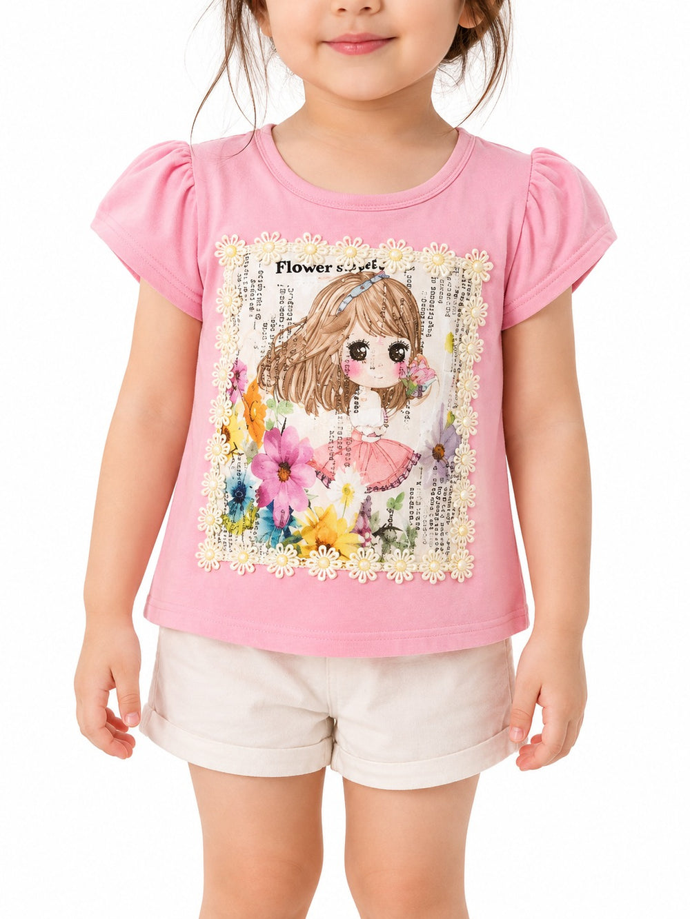Girls T-Shirt (3-18M) - Pink