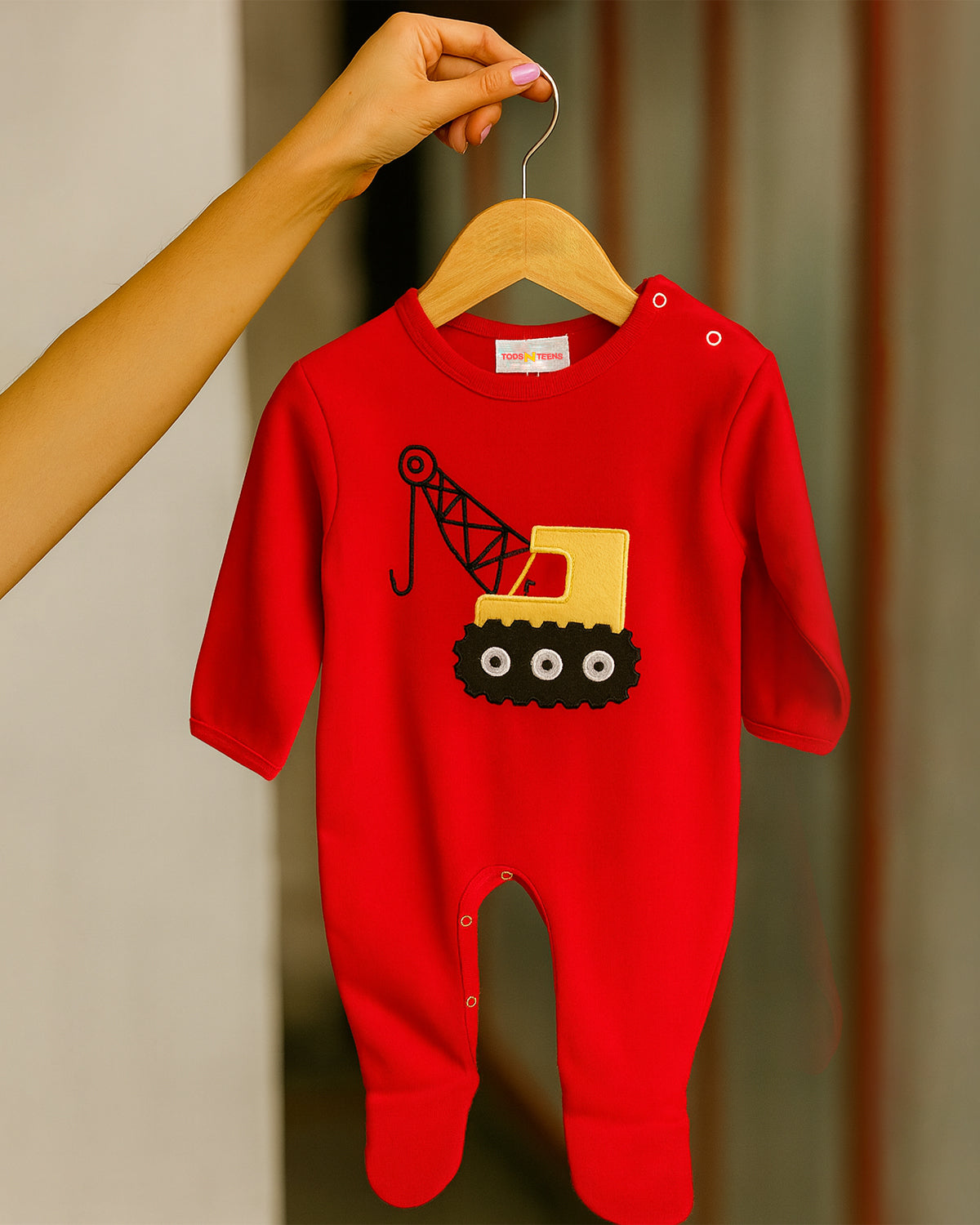 N839-Cozy Winter Romper (0-36M)