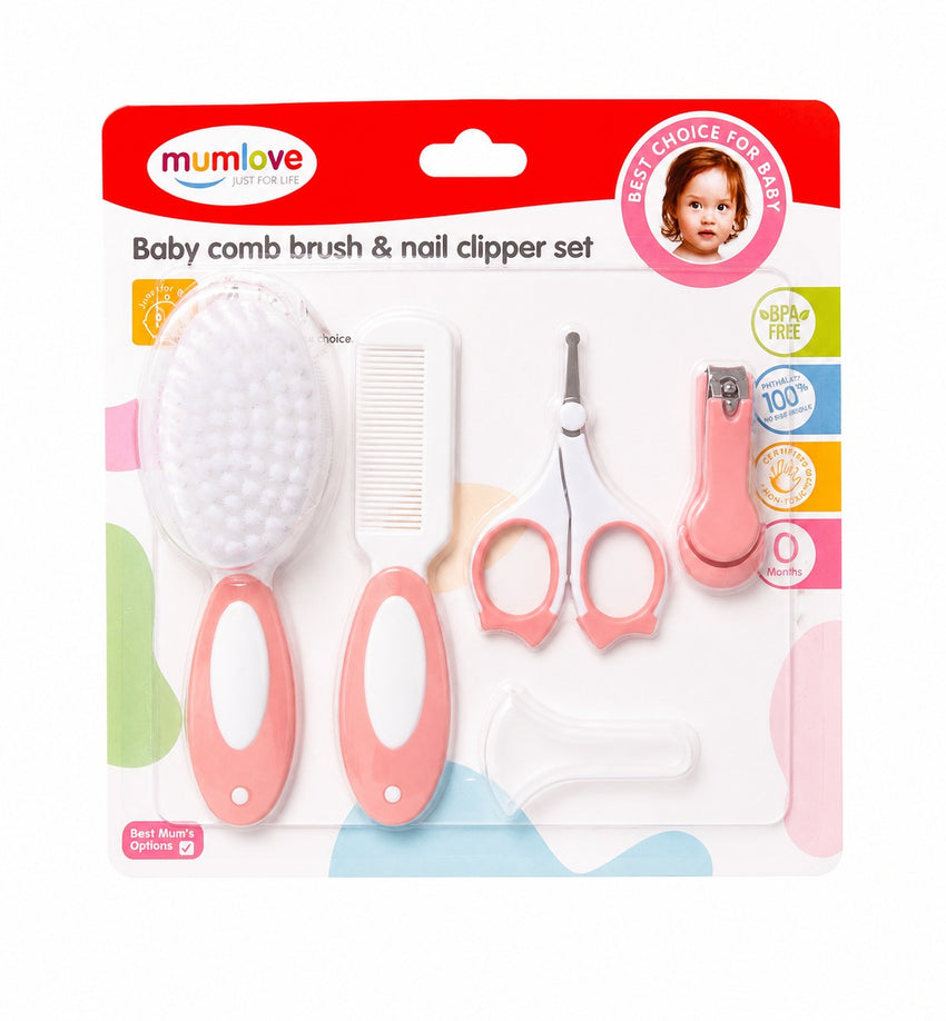 4 pcs Grooming Set - Pink