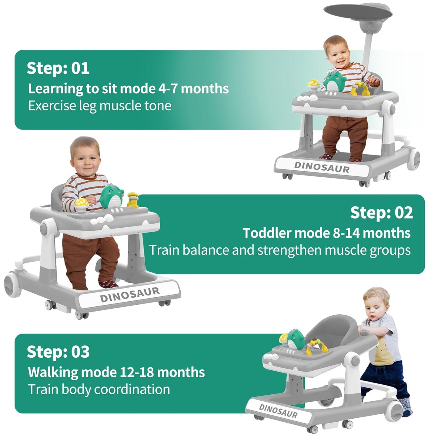 Dinosaur Baby Walker-BZ-519TP
