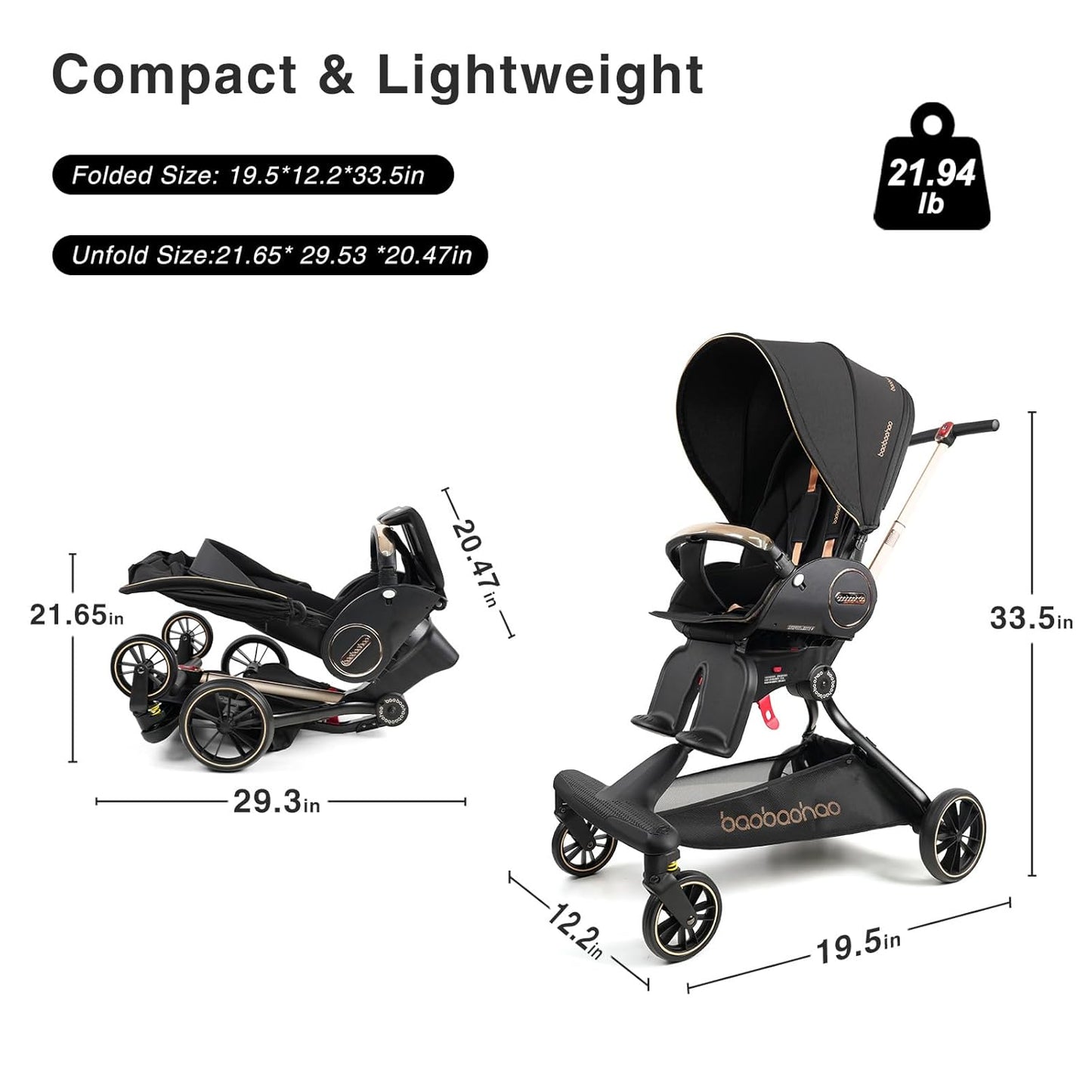 Baobaohao V9 Baby Stroller