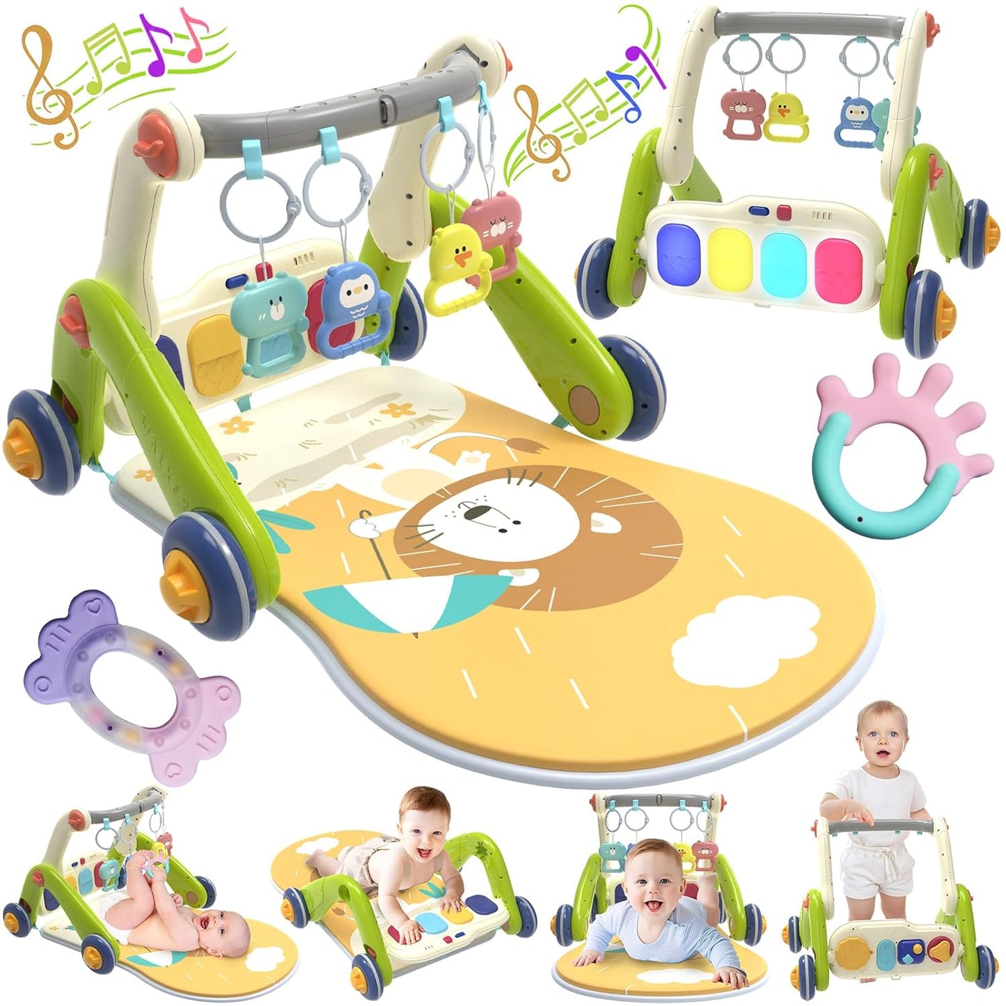 3-in-1 Multistage Walker and Fitness Rack Multi-Function-BZ-6666