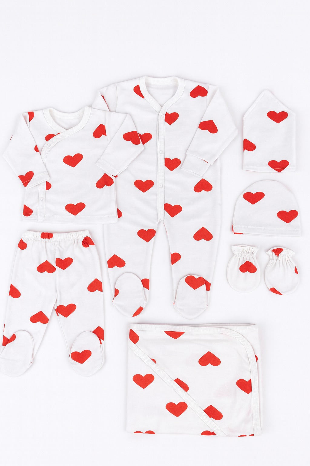 N991-7 Pieces Baby Starter Set - 0-3M