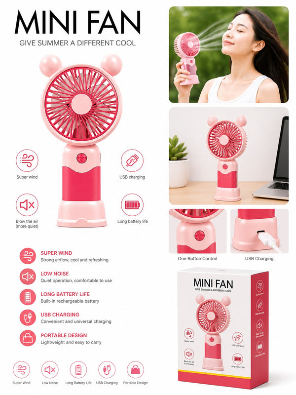 Rechargeable Fan - SD-88