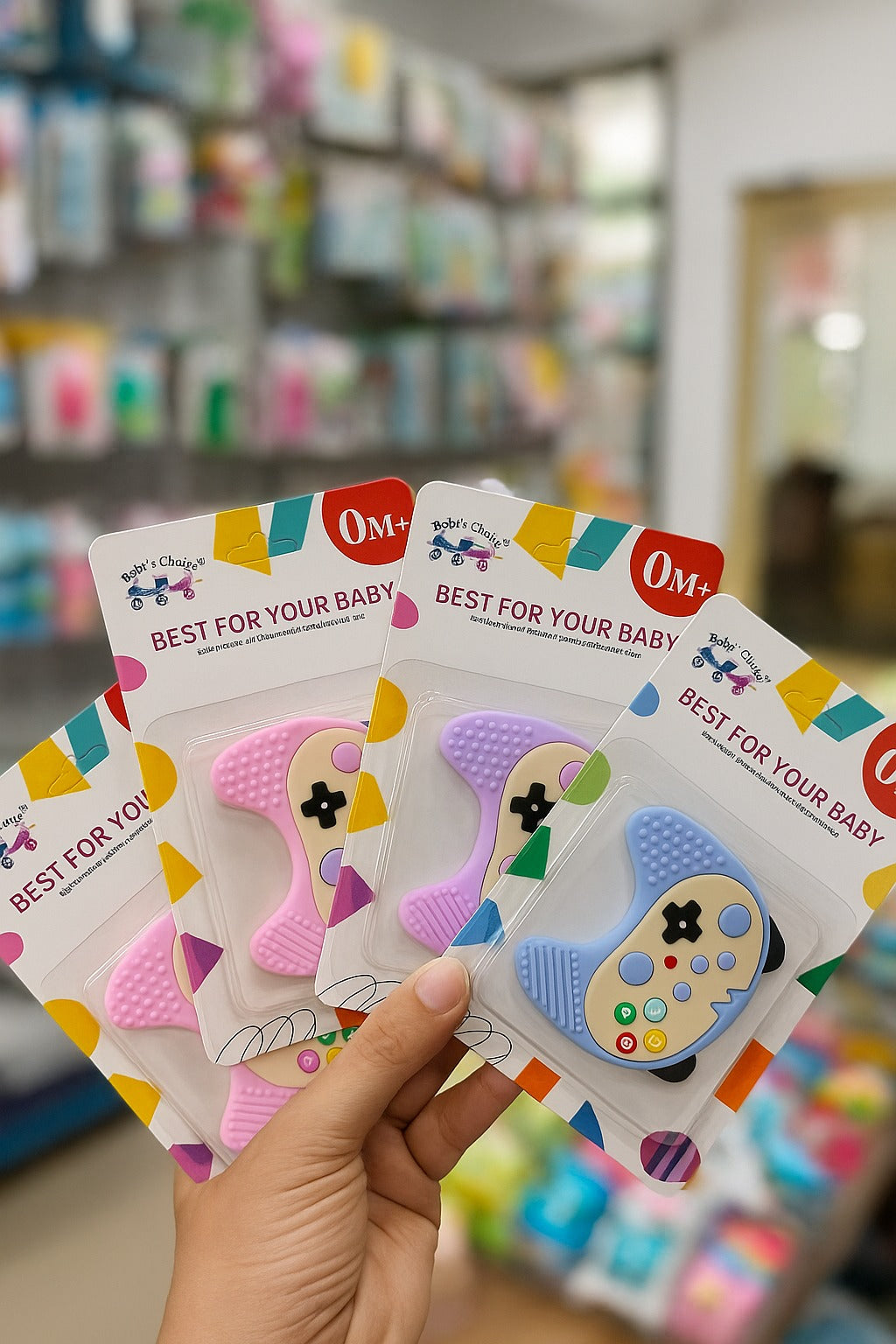 FE168-Game controller theme baby Teether