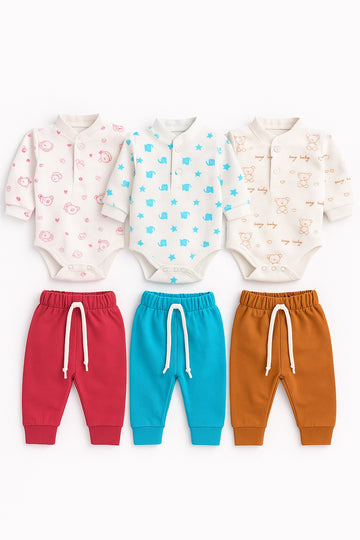 2 piece Winter Romper + Trouser Set (0-18M)