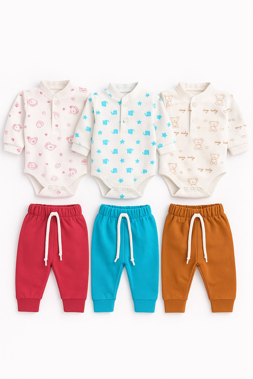 2 piece Winter Romper + Trouser Set (0-18M)