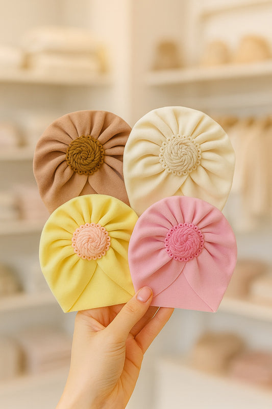 CP242-Fleece baby Cap (0-12M)