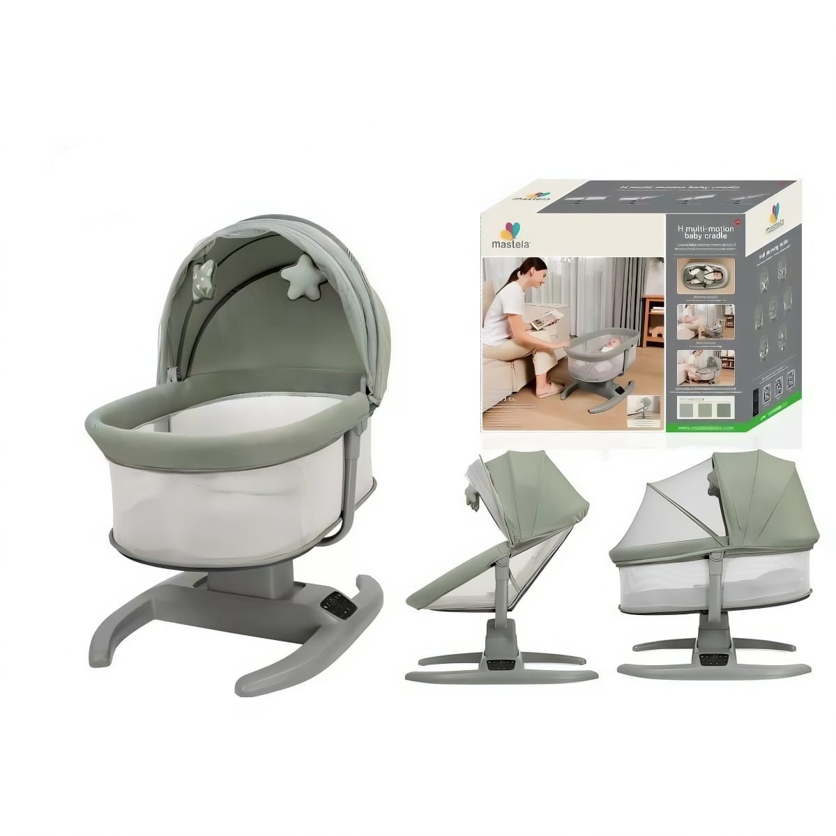 Mastela H Multi Motion Baby Cradle Swing-BZ-08401