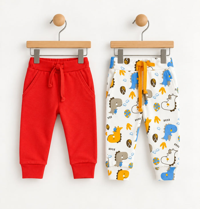 Pack of 2 Premium trousers - 3-36M - Red & White