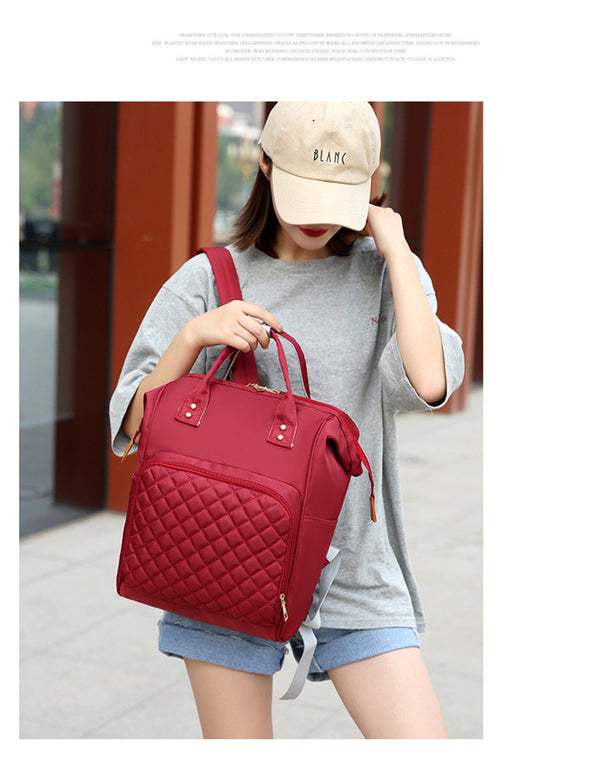 Mommy Shoulder Diaper Bag Red-DB123