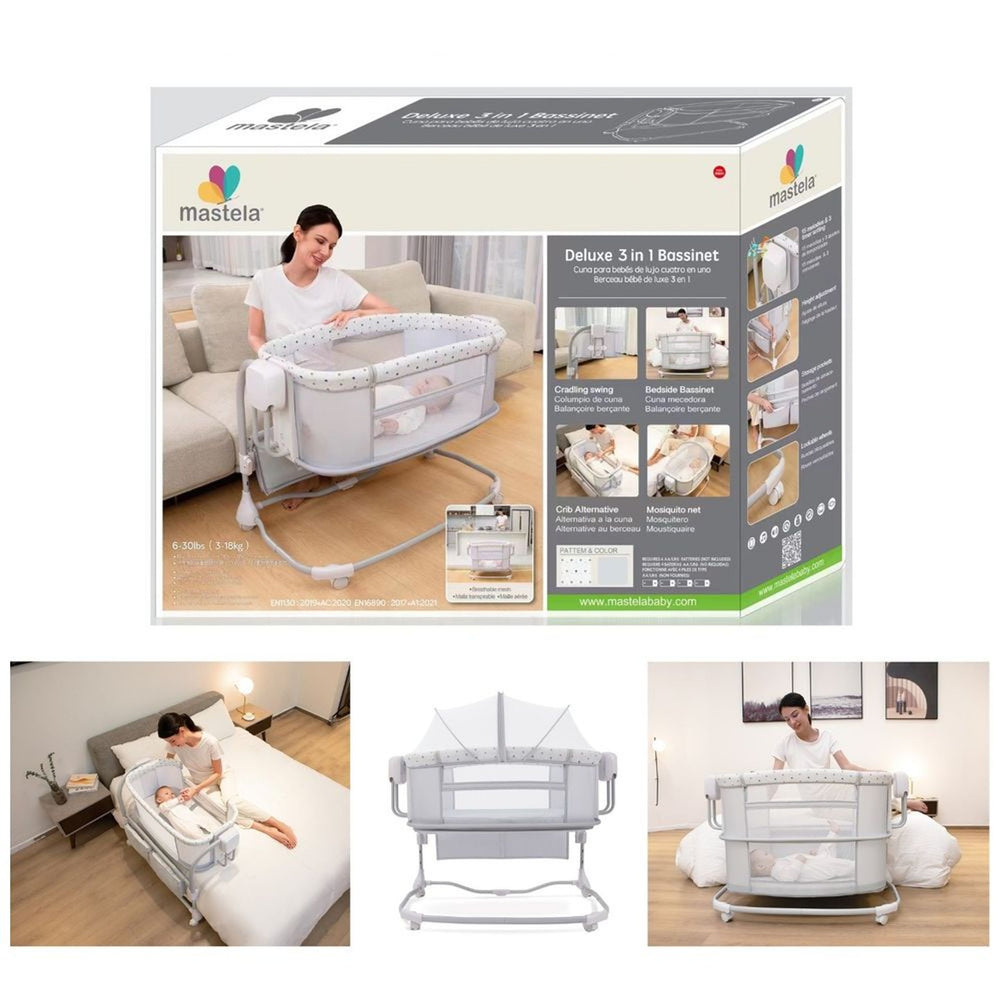 Mastela Deluxe 3-in-1 Bassinet