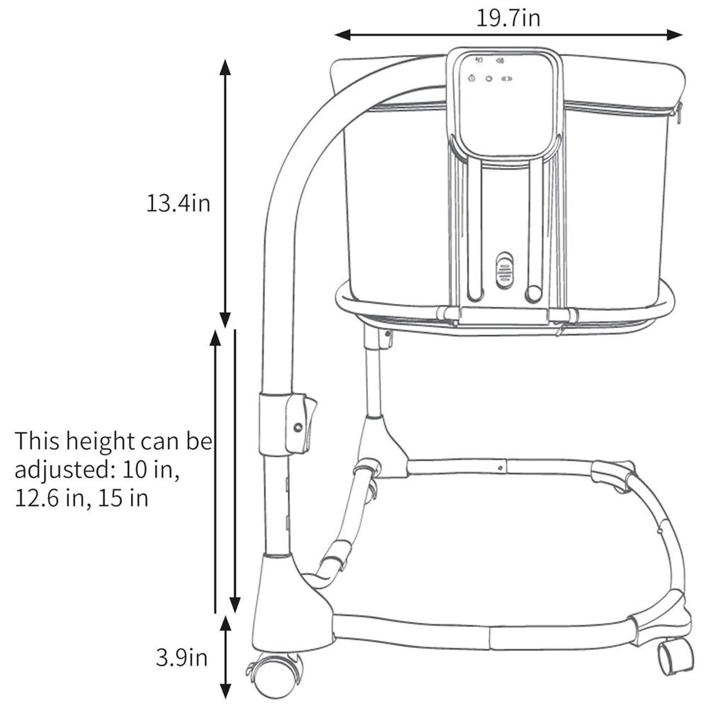 Mastela Deluxe 3-in-1 Bassinet