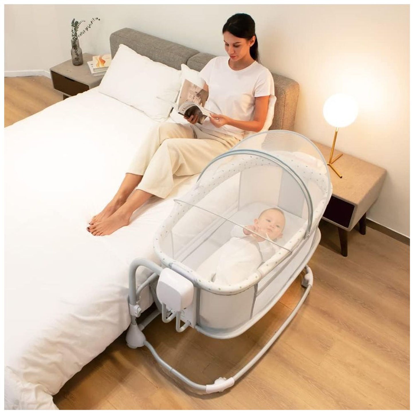 Mastela Deluxe 3-in-1 Bassinet