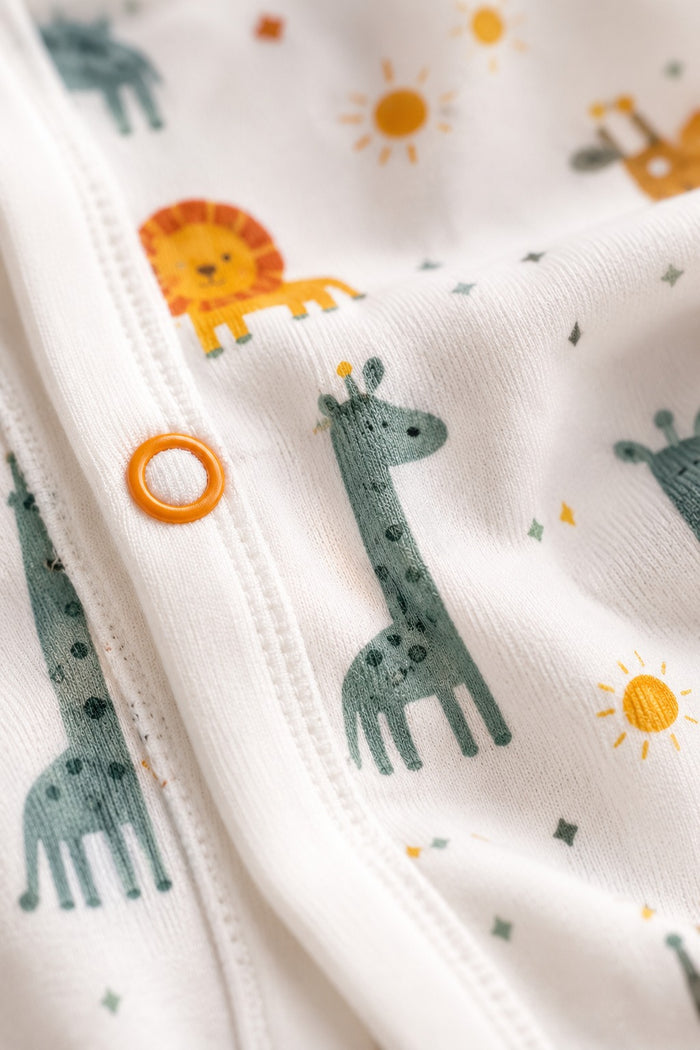 Pack of 3 Safari Sleepsuits (0-24M)