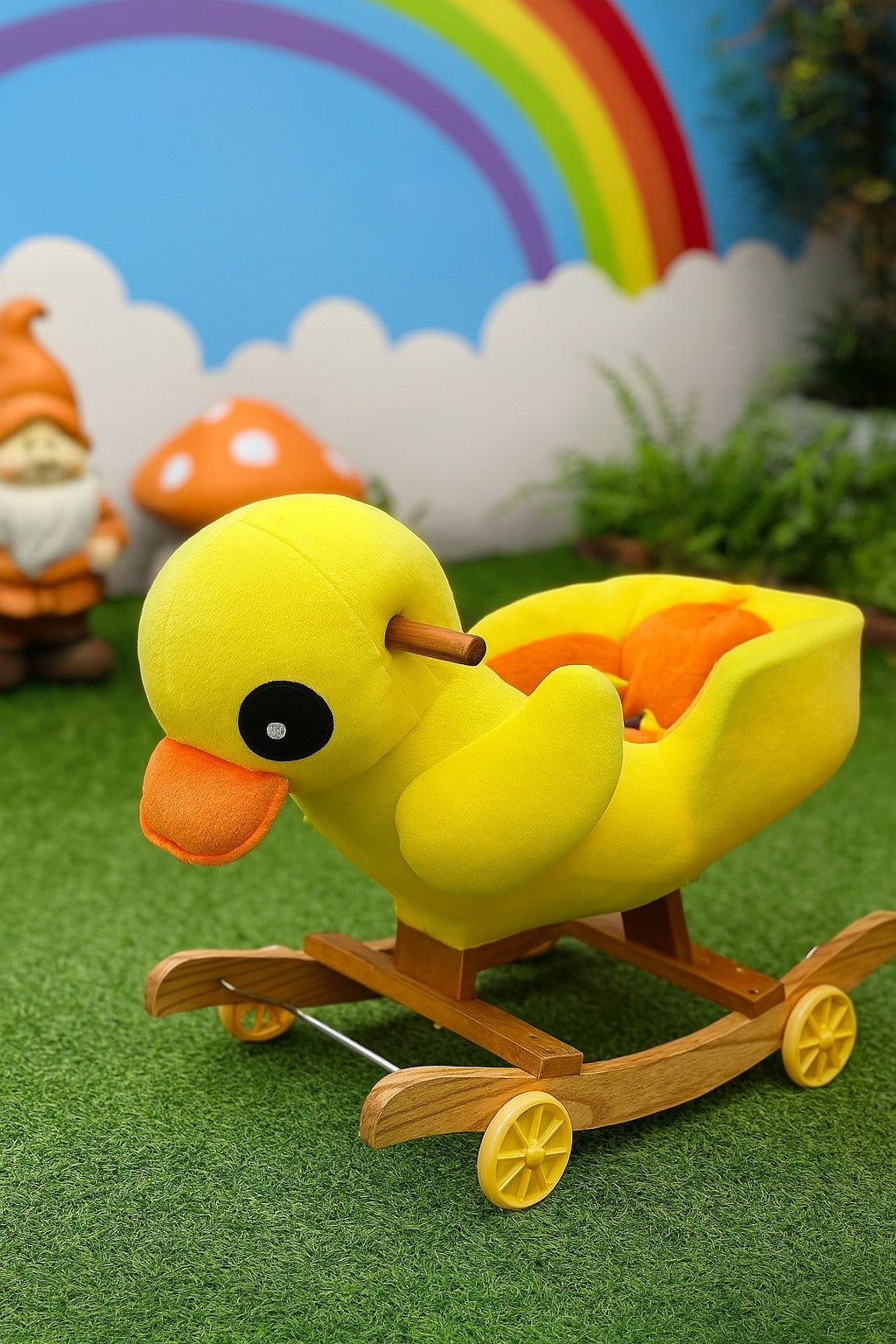 2in1 ride Rocker for Children Yellow Duck-BZ