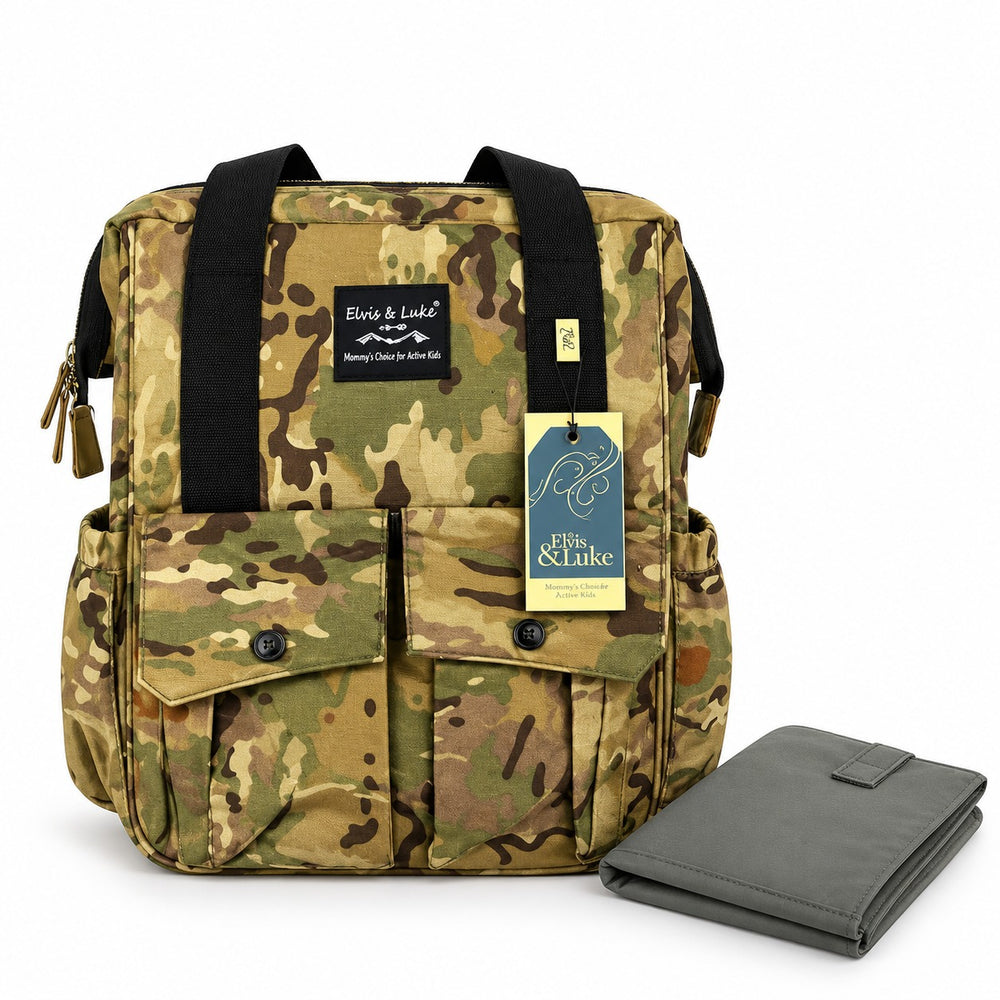Little & Luke Bag w/ Hooks-Camouflage