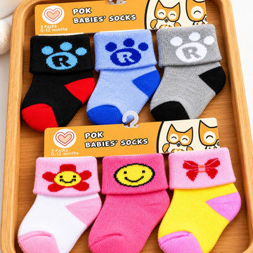 Boy & Girl Socks 3 Pack (0-12M)