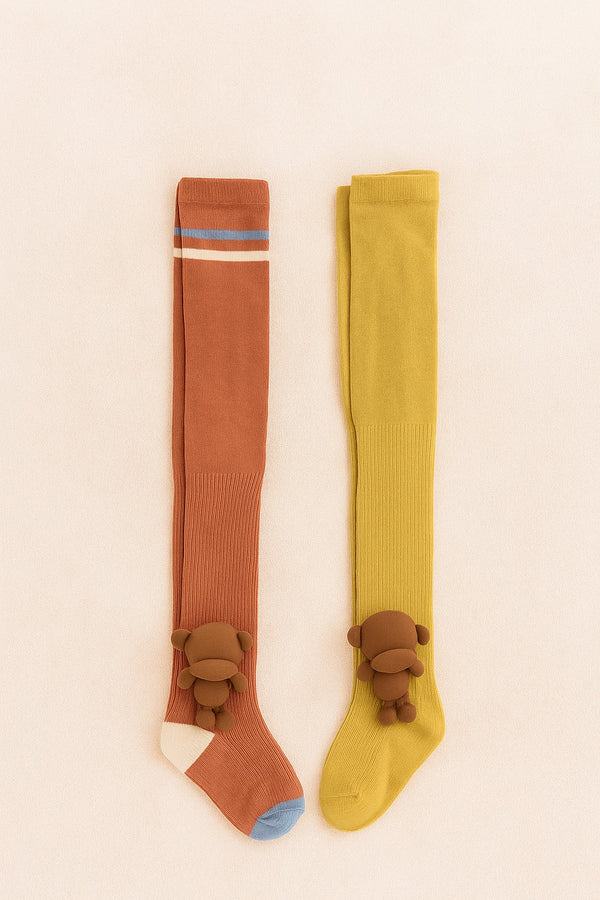 pack of 2 Baby Winter Leggings - Assorted (12M-6Y)