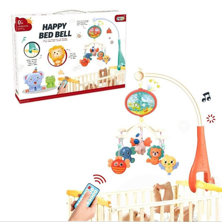 Happy Bed Bell with Remote Control Cot Mobile-CT09
